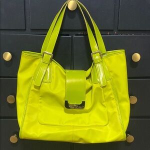 Lime Green Tote Bag